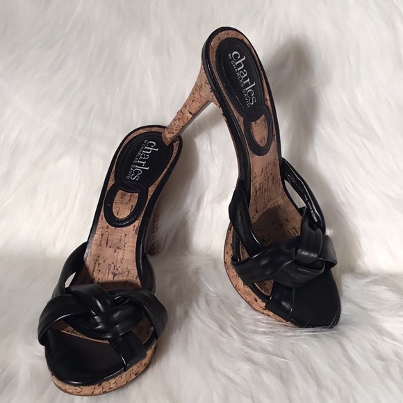 Charles David Shoes - 🆕CHARLES DAVID BLACK SLIDES